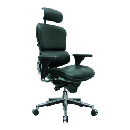 Raynor Marketing Eurotech Ergohuman Executive High Back Chair - LE9ERG(N) - Black Leather LE9ERG(N)
